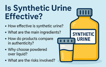 Is Synthetic Urine Effective Ingredients Risks Product Comparisons Explained